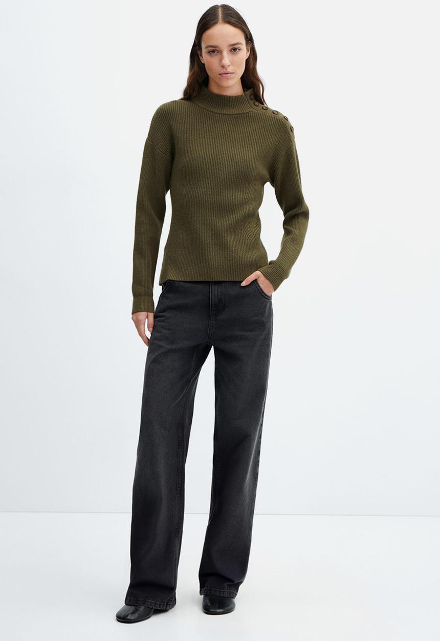 MANGO - Sweater lalo - beige/khaki