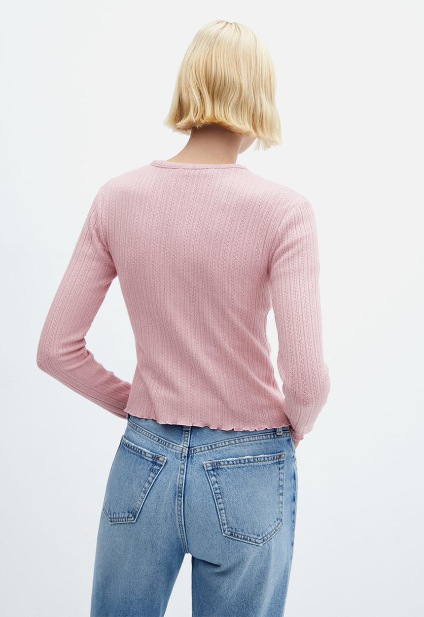 MANGO - Jacket lyra - pink