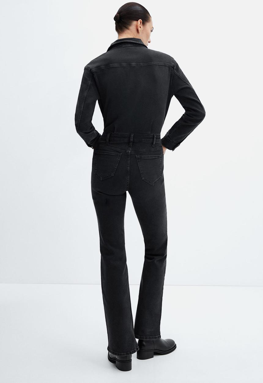 MANGO - One-Piece Suit Judith - Open- Grey
