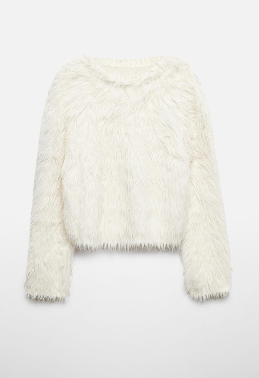 MANGO - Sweater yeti - natural