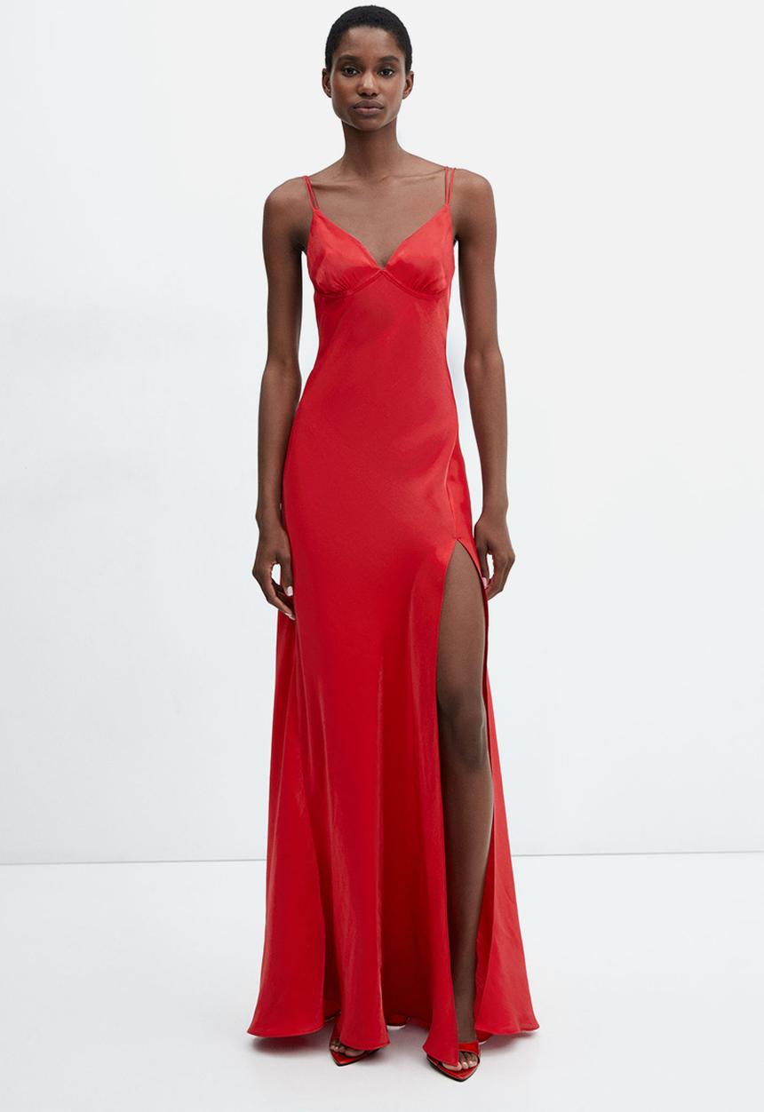 MANGO - Dress Mafaldi - Red