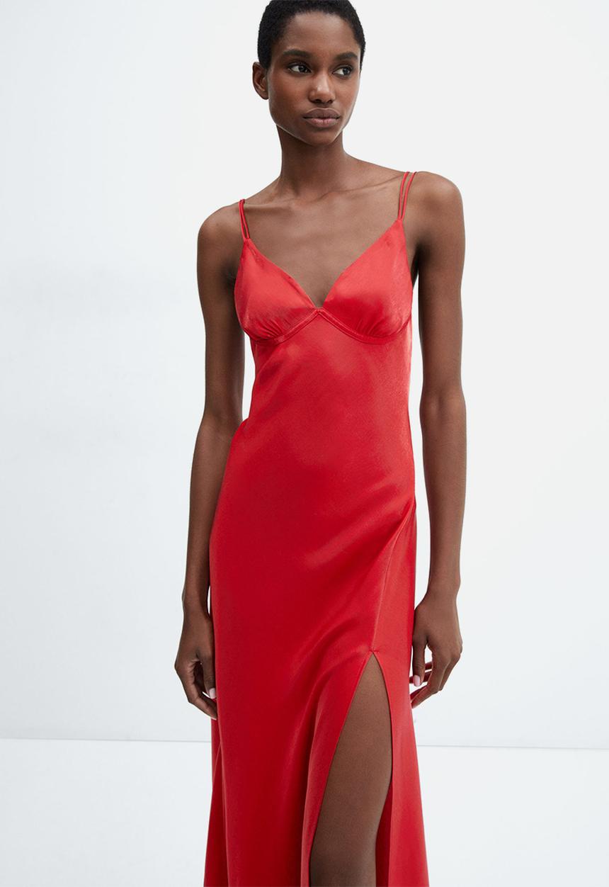 MANGO - Dress Mafaldi - Red