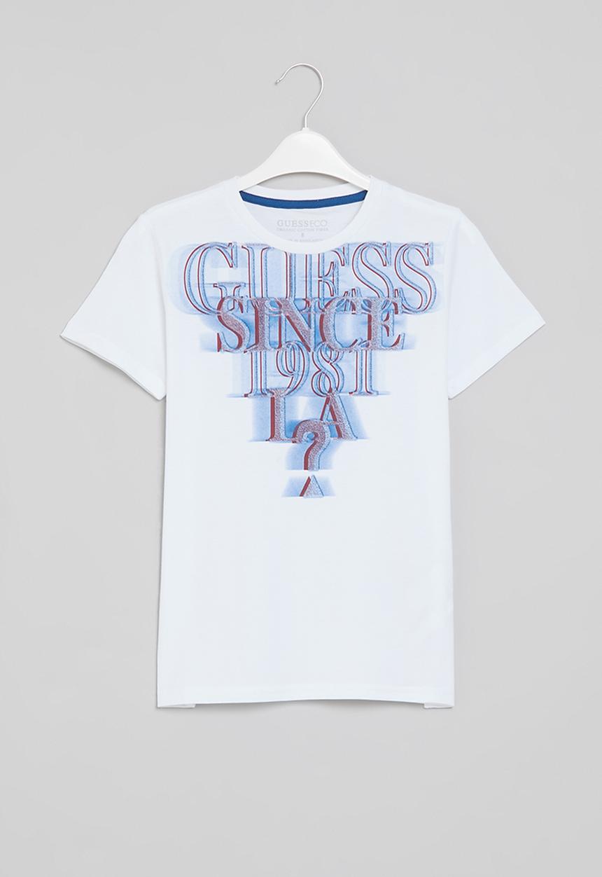GUESS - Short sleeve T-shirt - pure white
