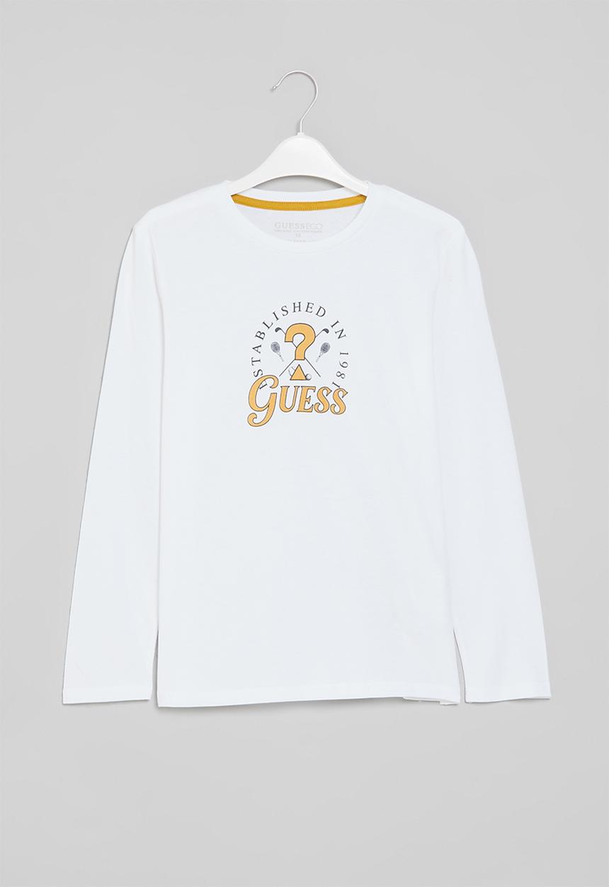 GUESS - Long sleeve T-shirt - pure white