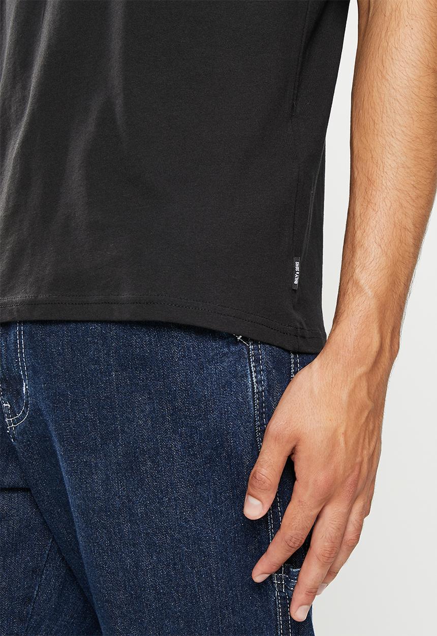 Only & Sons - Onsfreddie reg short sleeve tee - black