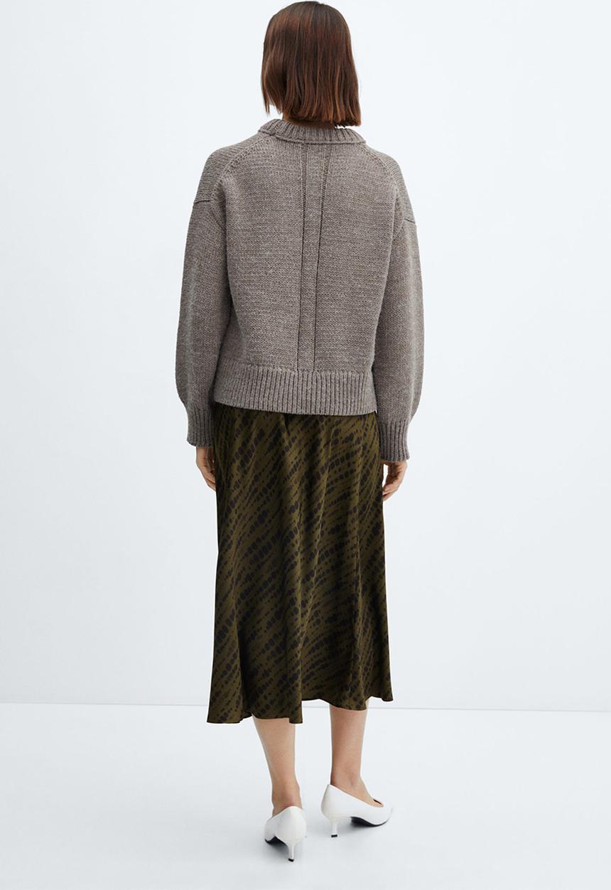MANGO - Skirt catania - beige & khaki