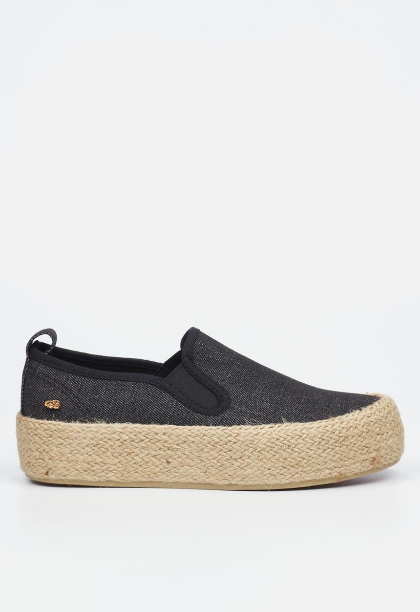 Miss Black - Quebec 16 slip-on - black