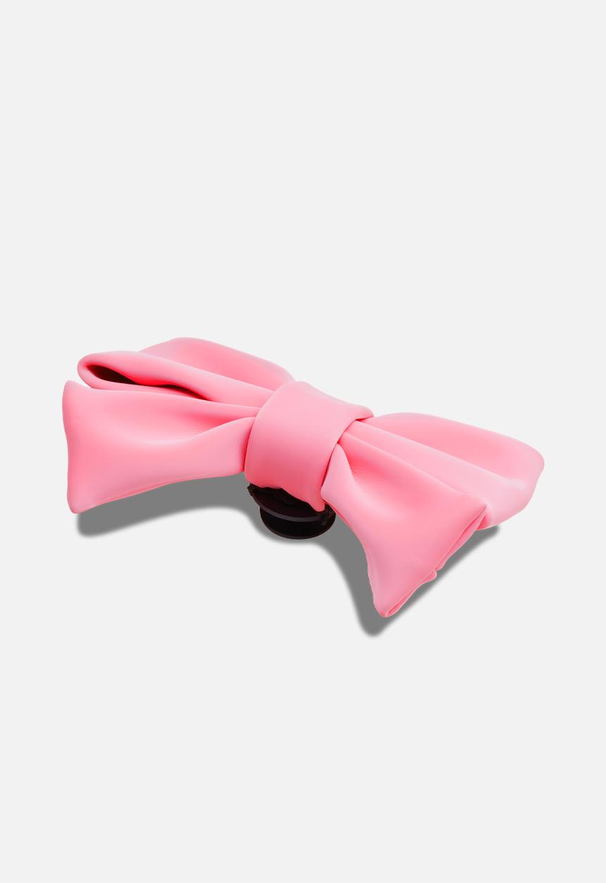 Crocs - Hyper Pink Bow Loose jibbitz - pink