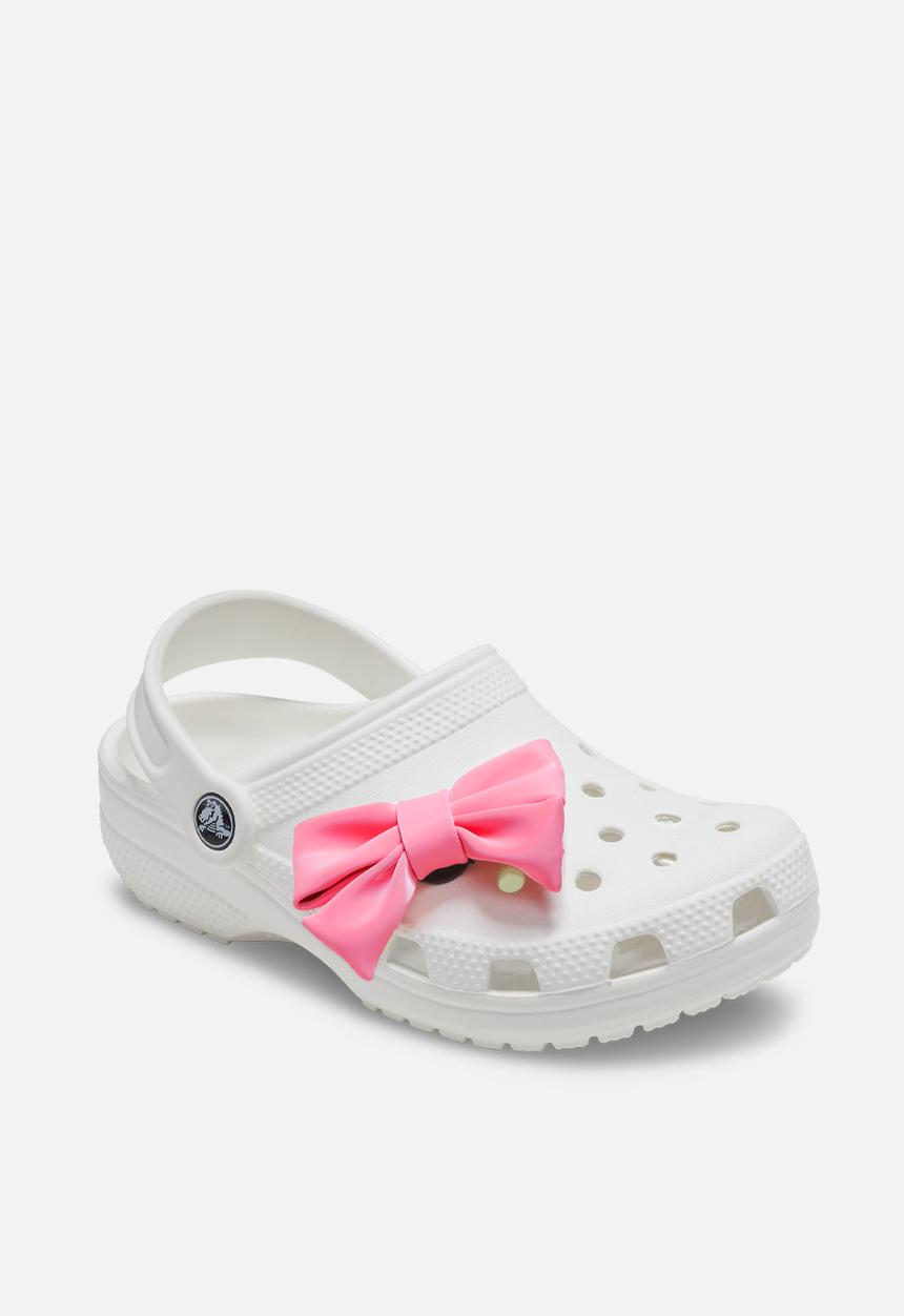 Crocs - Hyper Pink Bow Loose jibbitz - pink