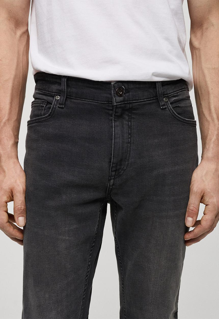 MANGO - Jeans jude -dark denim grey