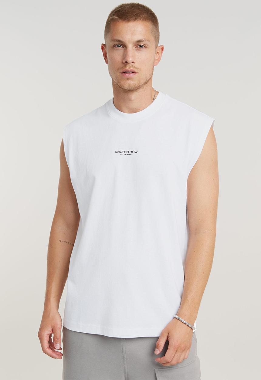 G-STAR - Boxy r t s\lDry jersey o - white
