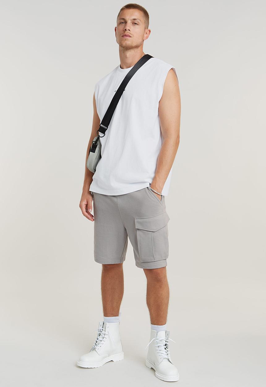 G-STAR - Boxy r t s\lDry jersey o - white