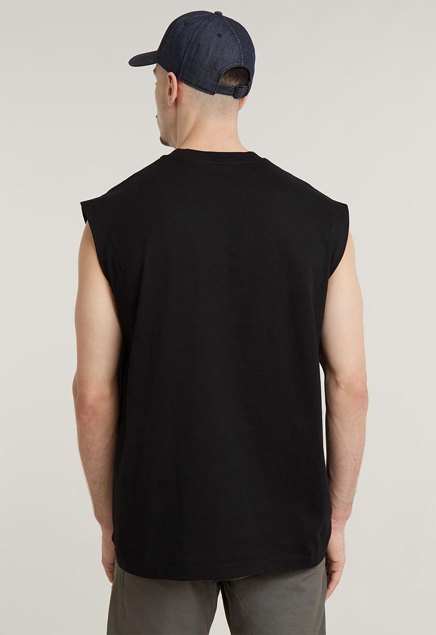 G-STAR - Boxy r t s\l Dry jersey o - dk black