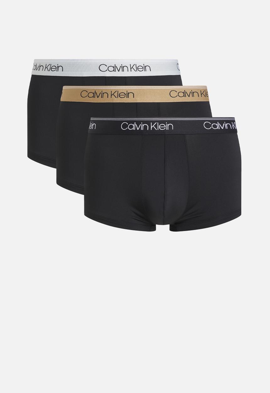 Calvin Klein - Low rise trunk 3 pack - black