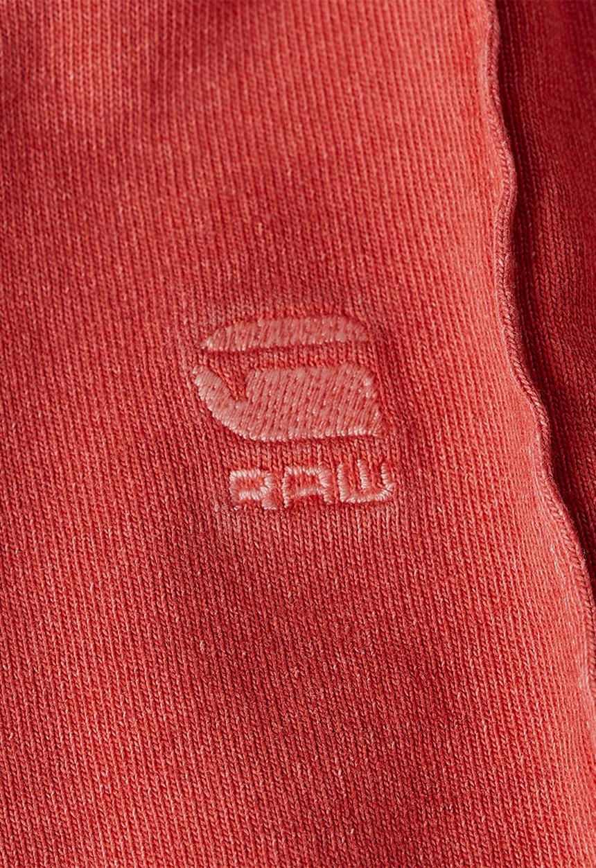 G-STAR - Overdyed destroyed boxy r t Dry jersey o rfd - finch gd