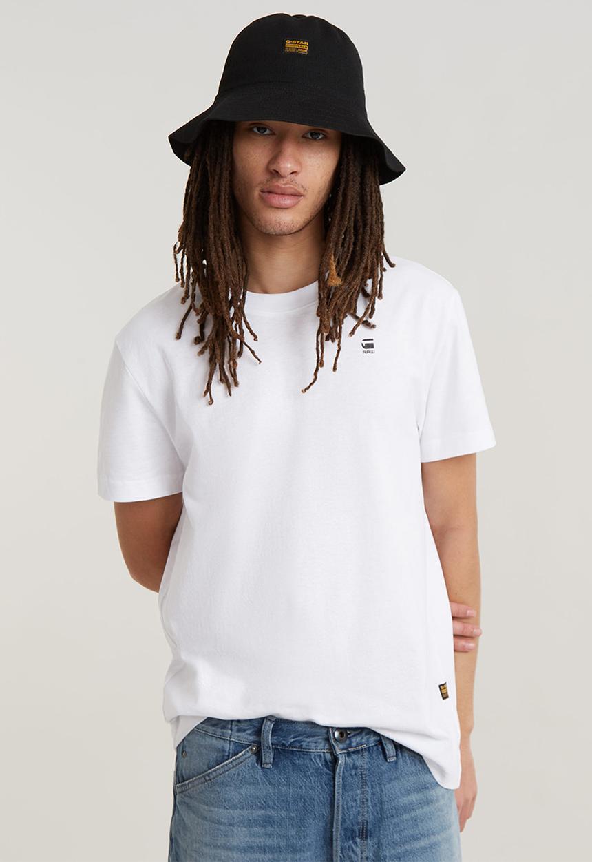 G-STAR - RAW painted back gr r t Dry jersey o - white