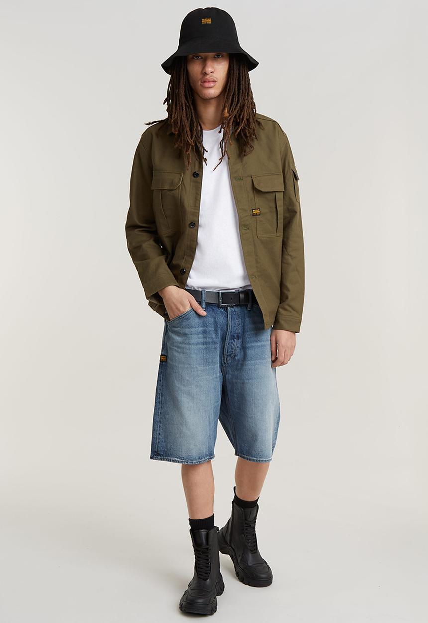 G-STAR - RAW painted back gr r t Dry jersey o - white