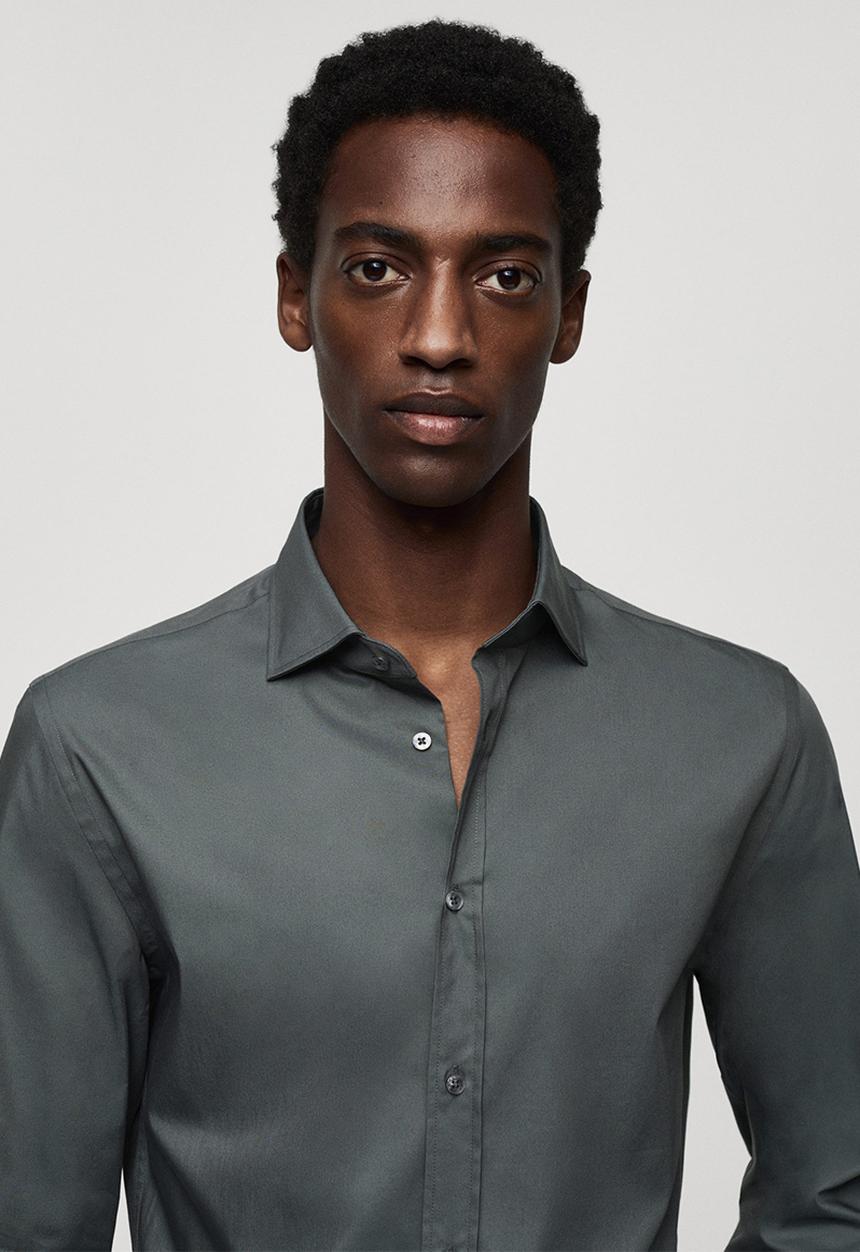 MANGO - Shirt palmar - green