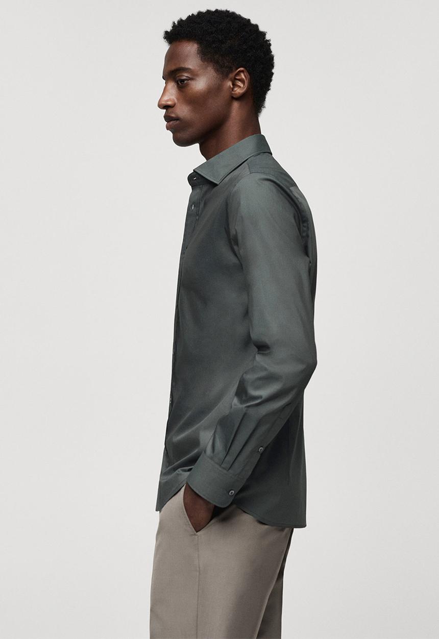MANGO - Shirt palmar - green