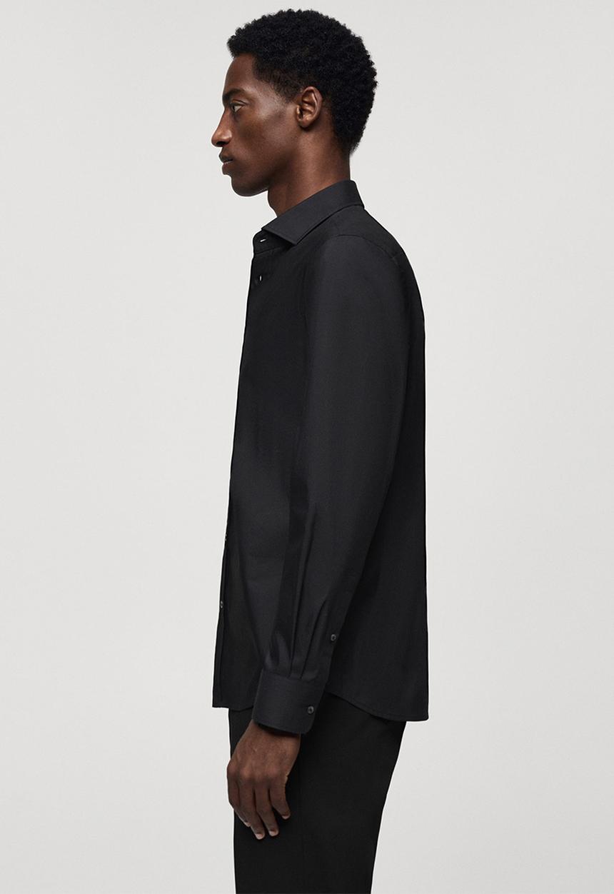 MANGO - SHIRT PALMAR-BLACK