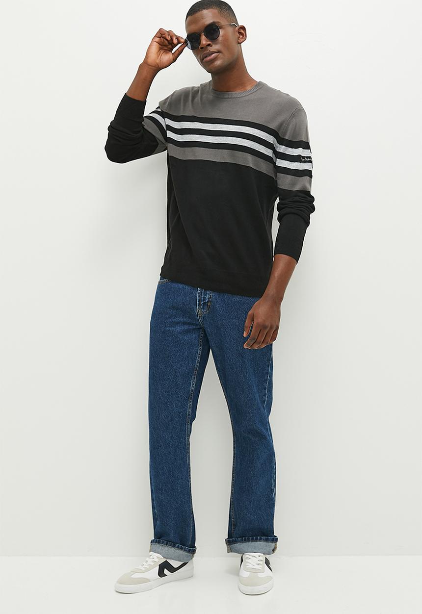 Pierre Cardin - Hermes Striped Knitwear - Grey