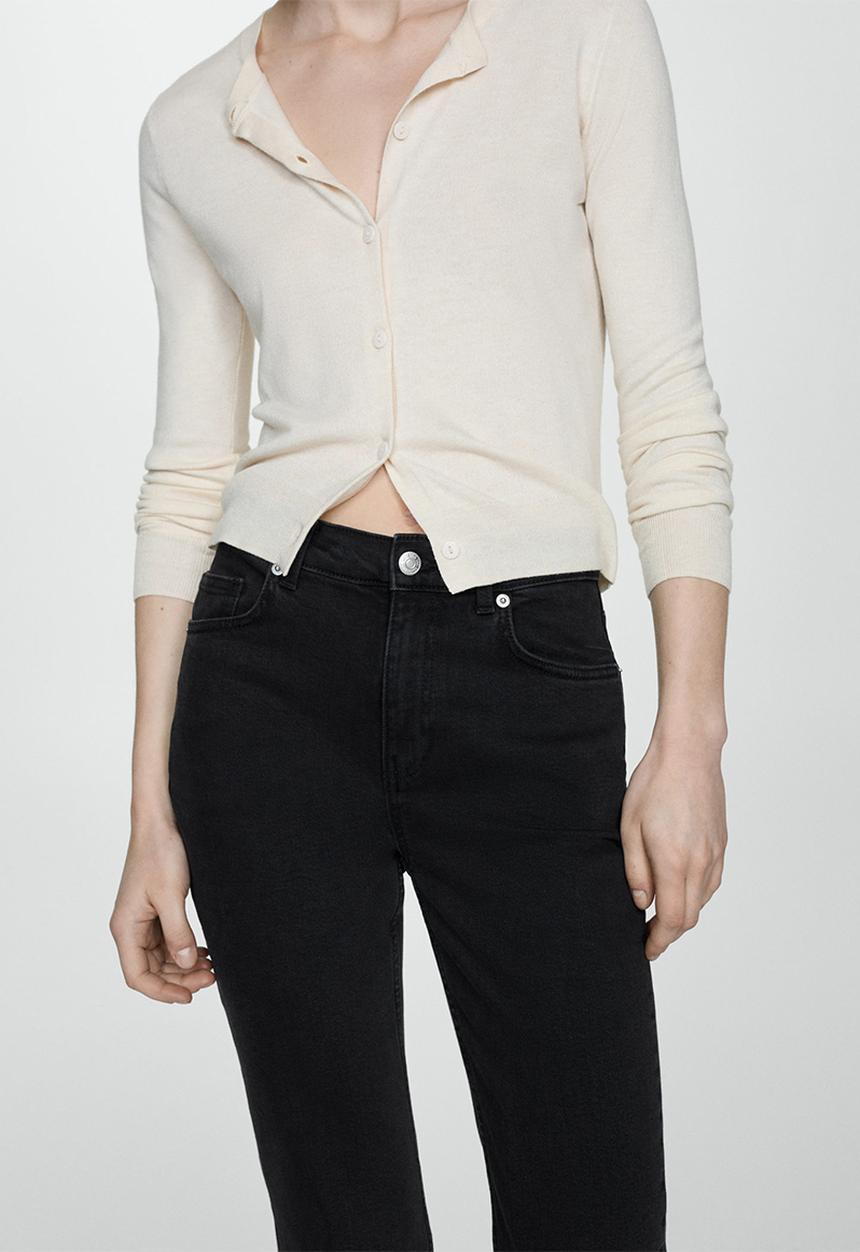 MANGO - Jeans violeta - open-gray