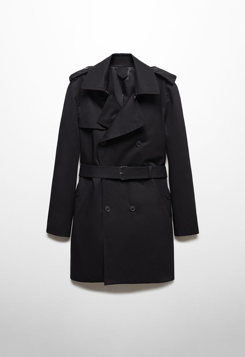 MANGO - Parka tango-black
