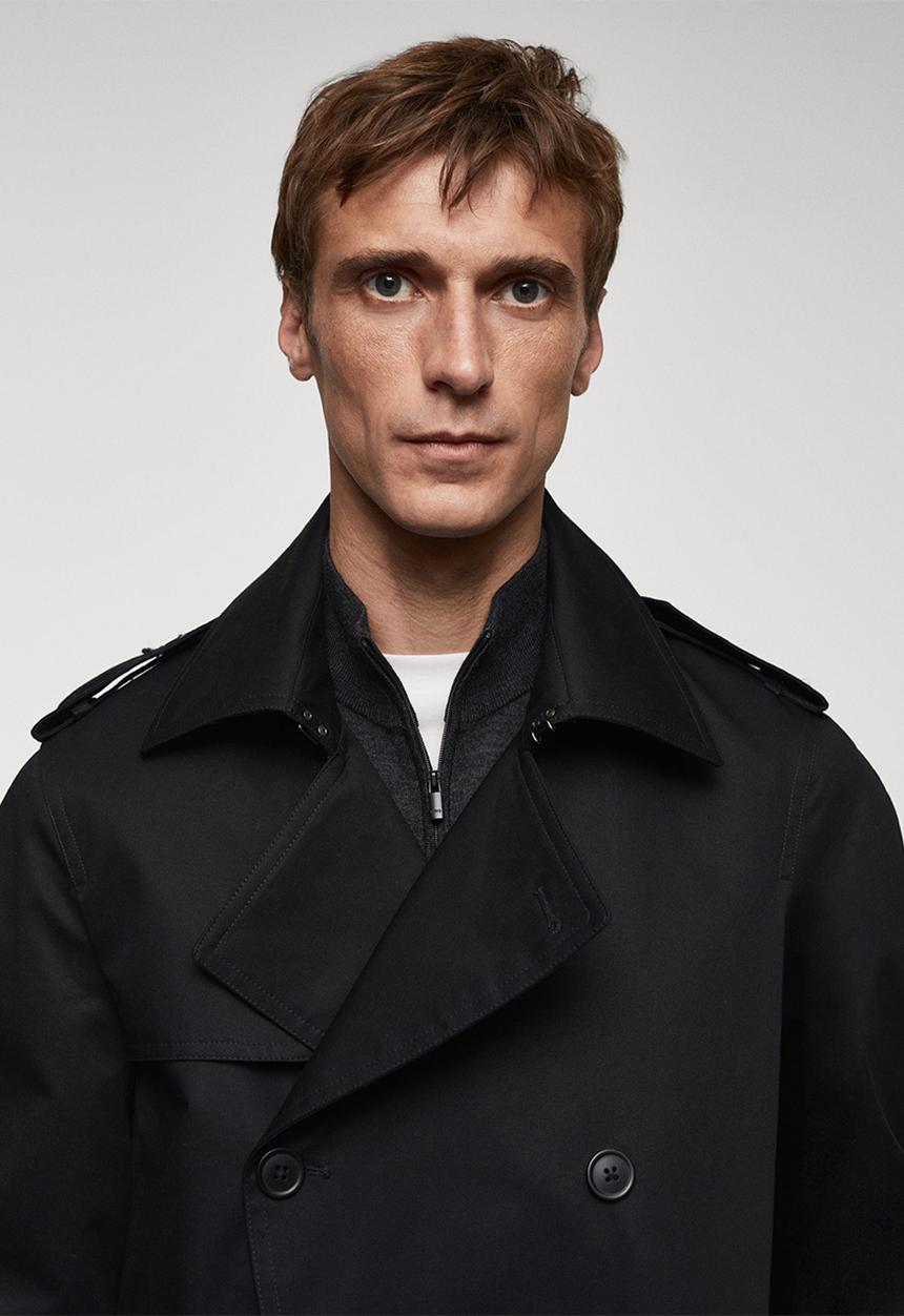 MANGO - Parka tango-black