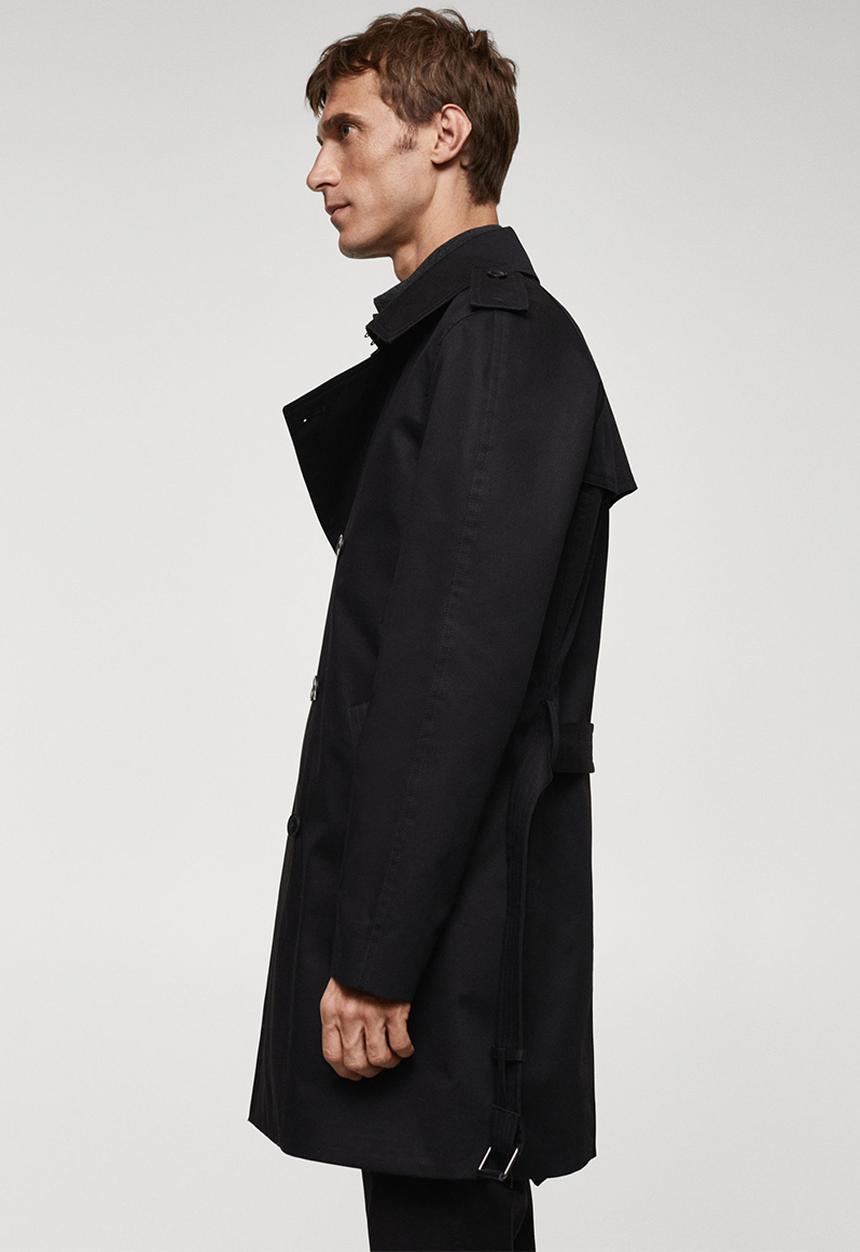 MANGO - Parka tango-black