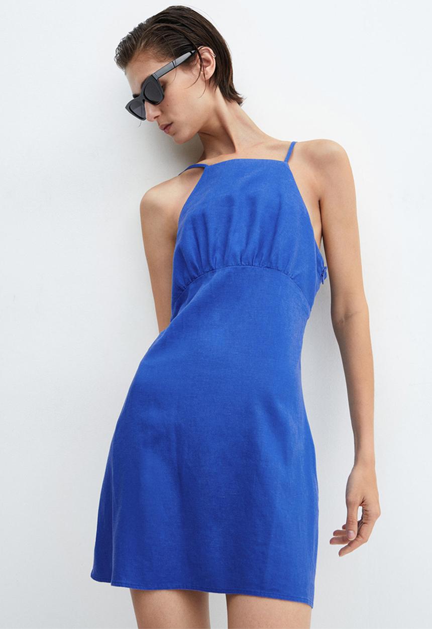 MANGO - Dress susic-h - medium blue