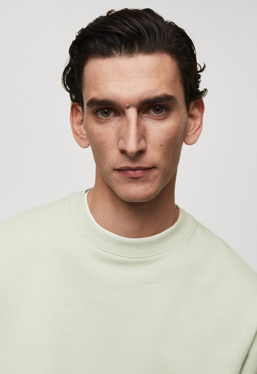 MANGO - Sweatshirt nole - pastel green