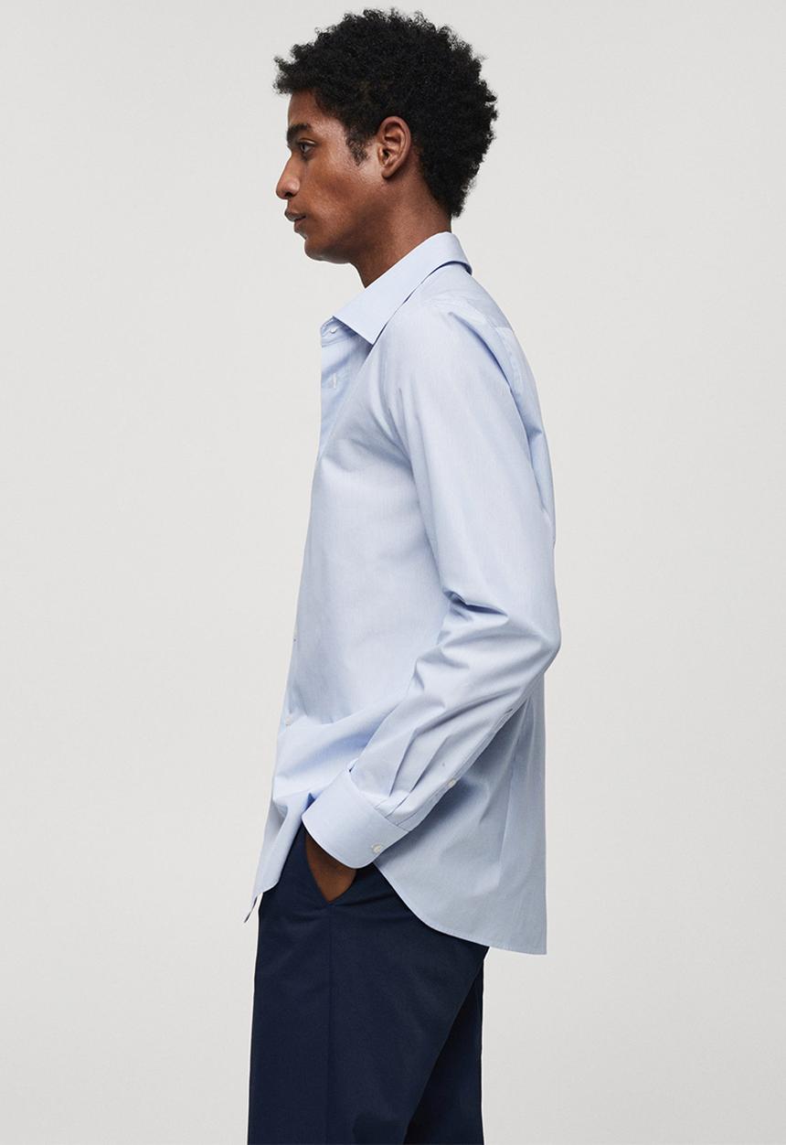 MANGO - Shirt sanlucar - sky-blue