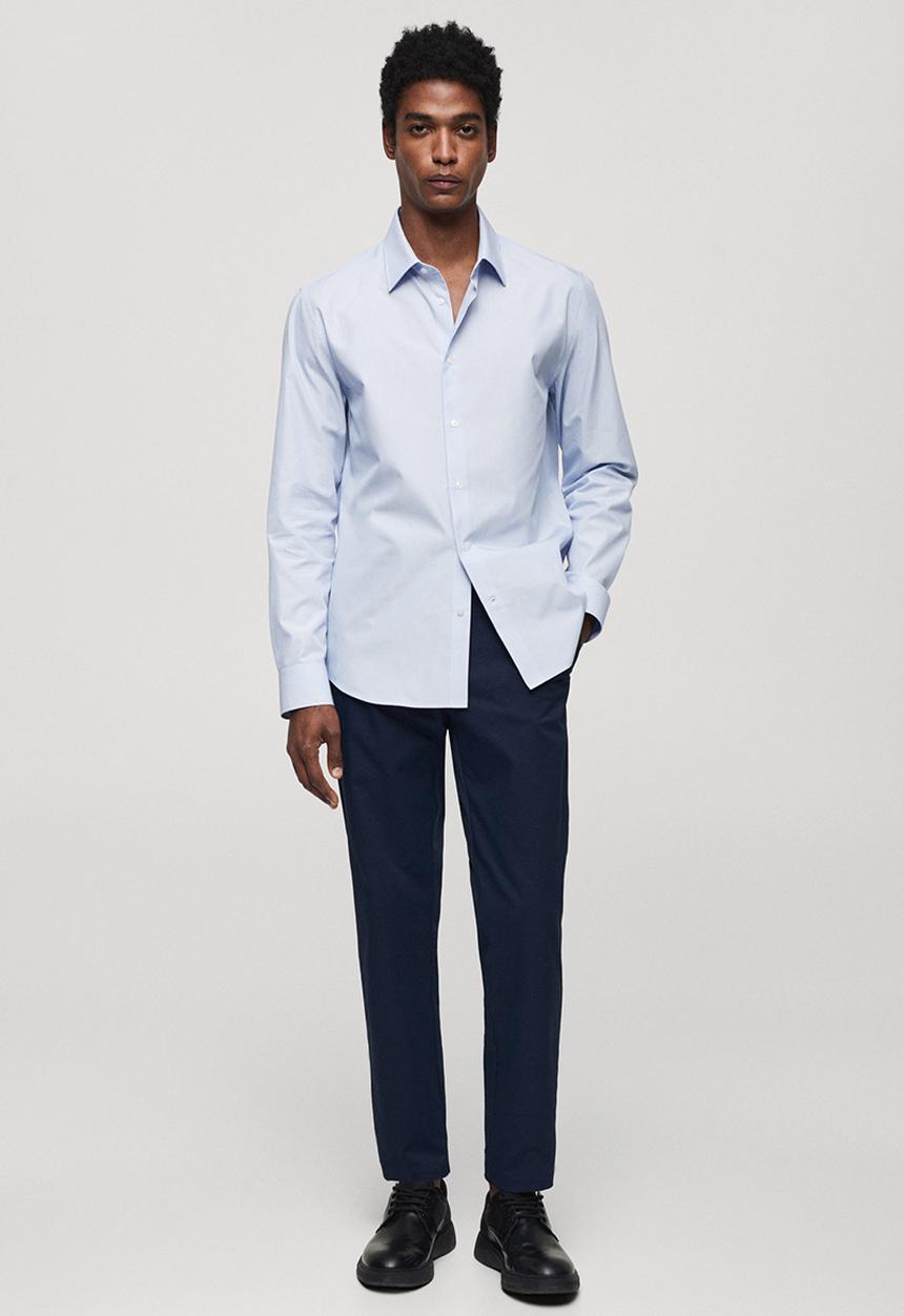 MANGO - Shirt sanlucar - sky-blue