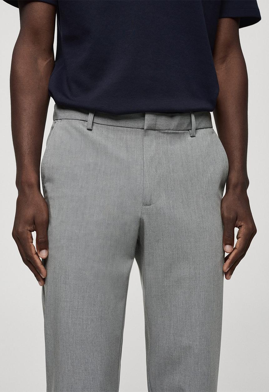 MANGO - Trousers bologna-grey