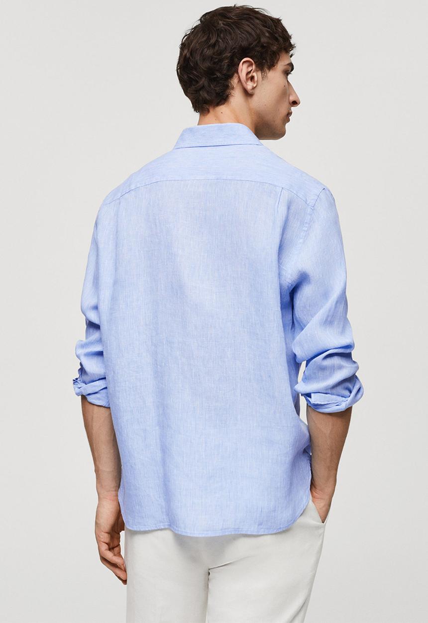 MANGO - Shirt avispa - sky-blue