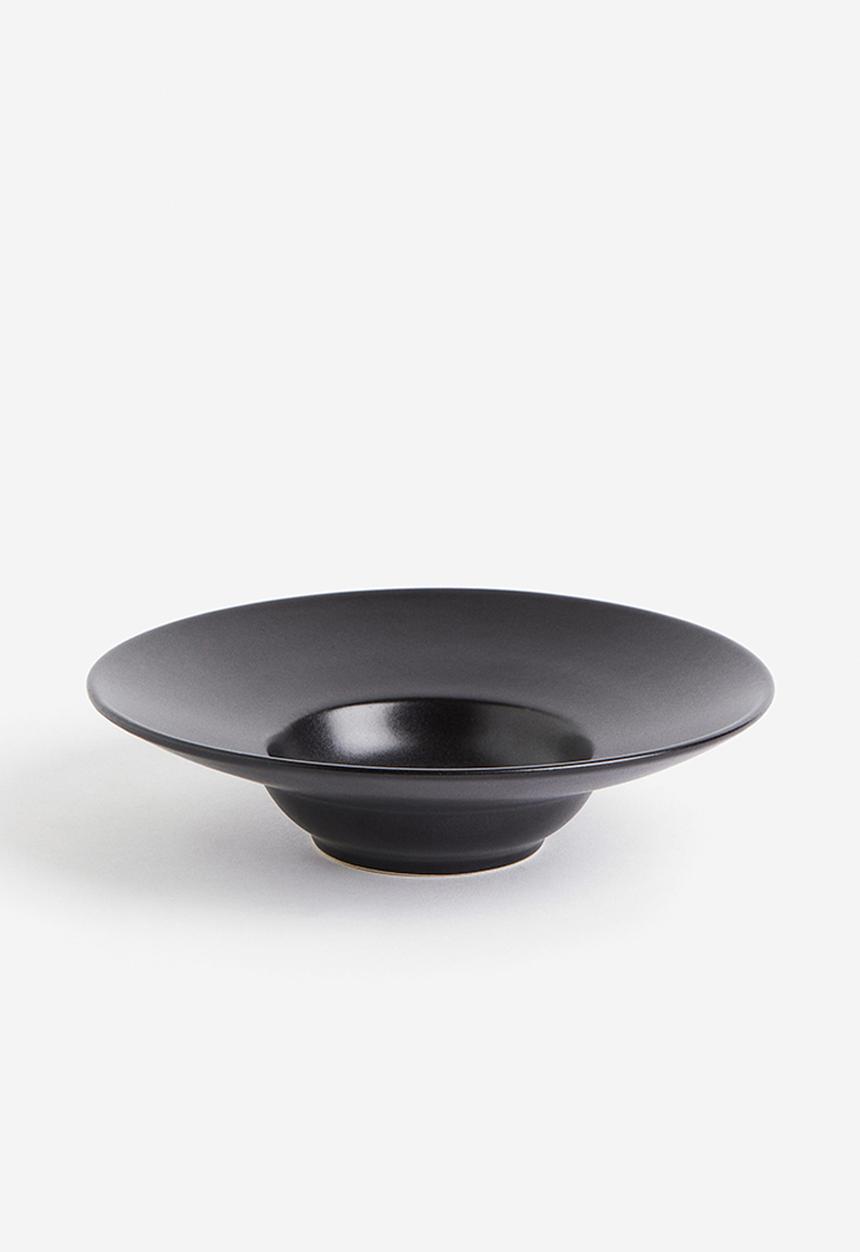 H&M - Stoneware dessert bowl - black