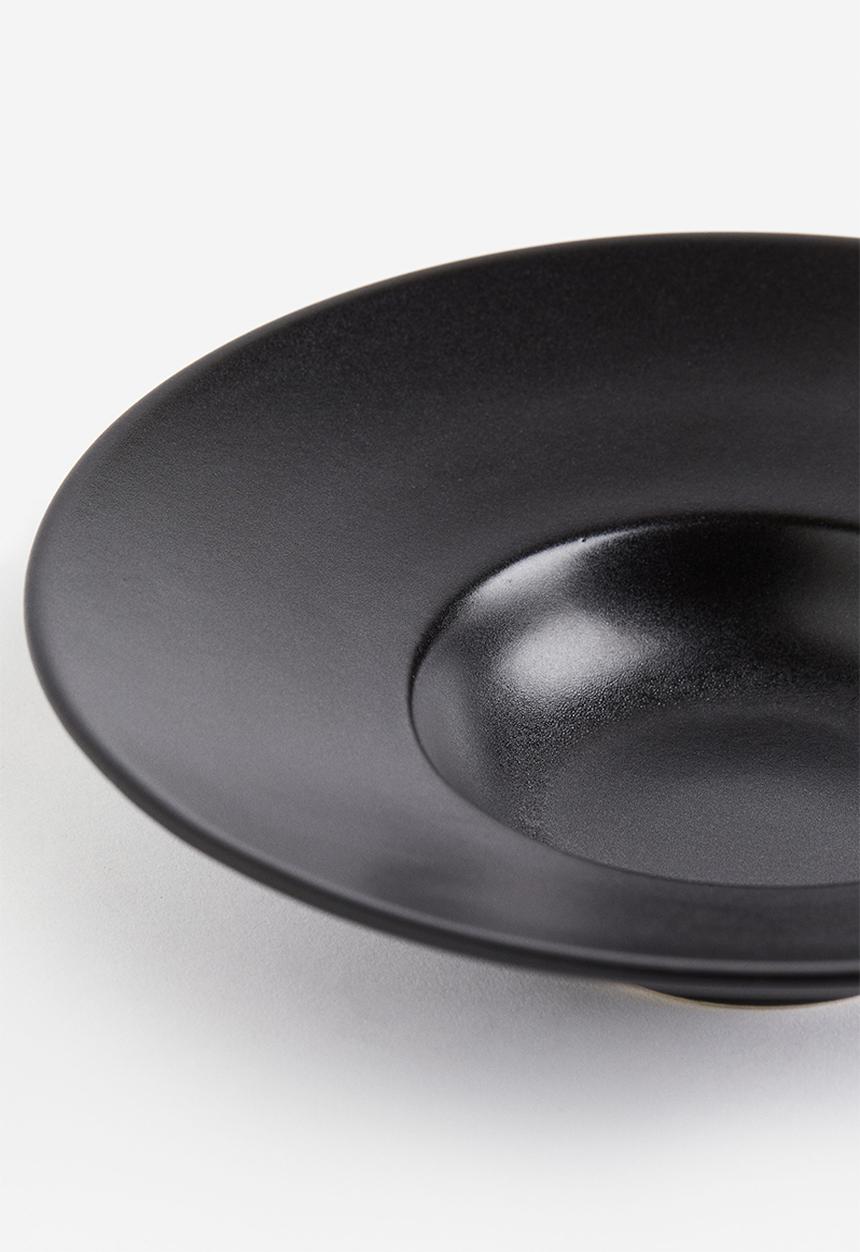 H&M - Stoneware dessert bowl - black