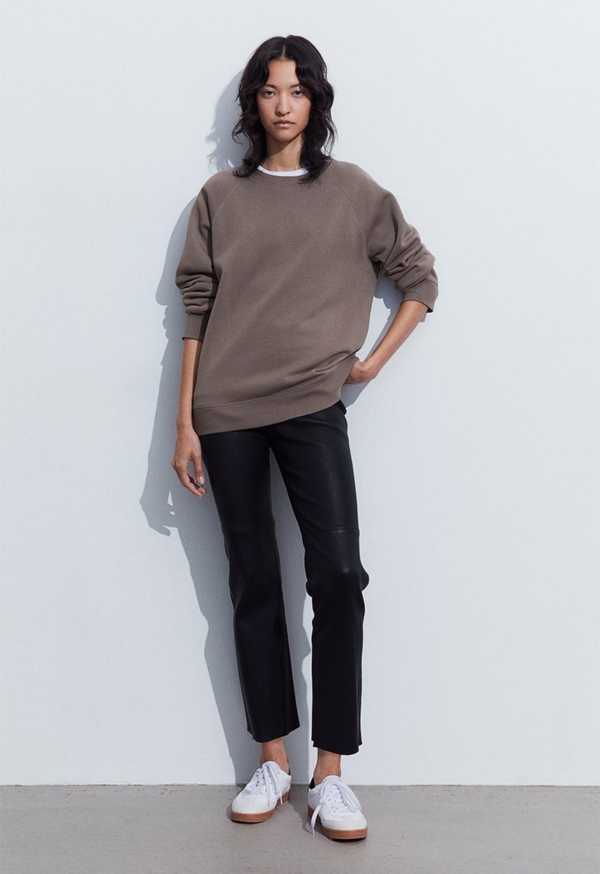 H&M - Sweatshirt - dark beige