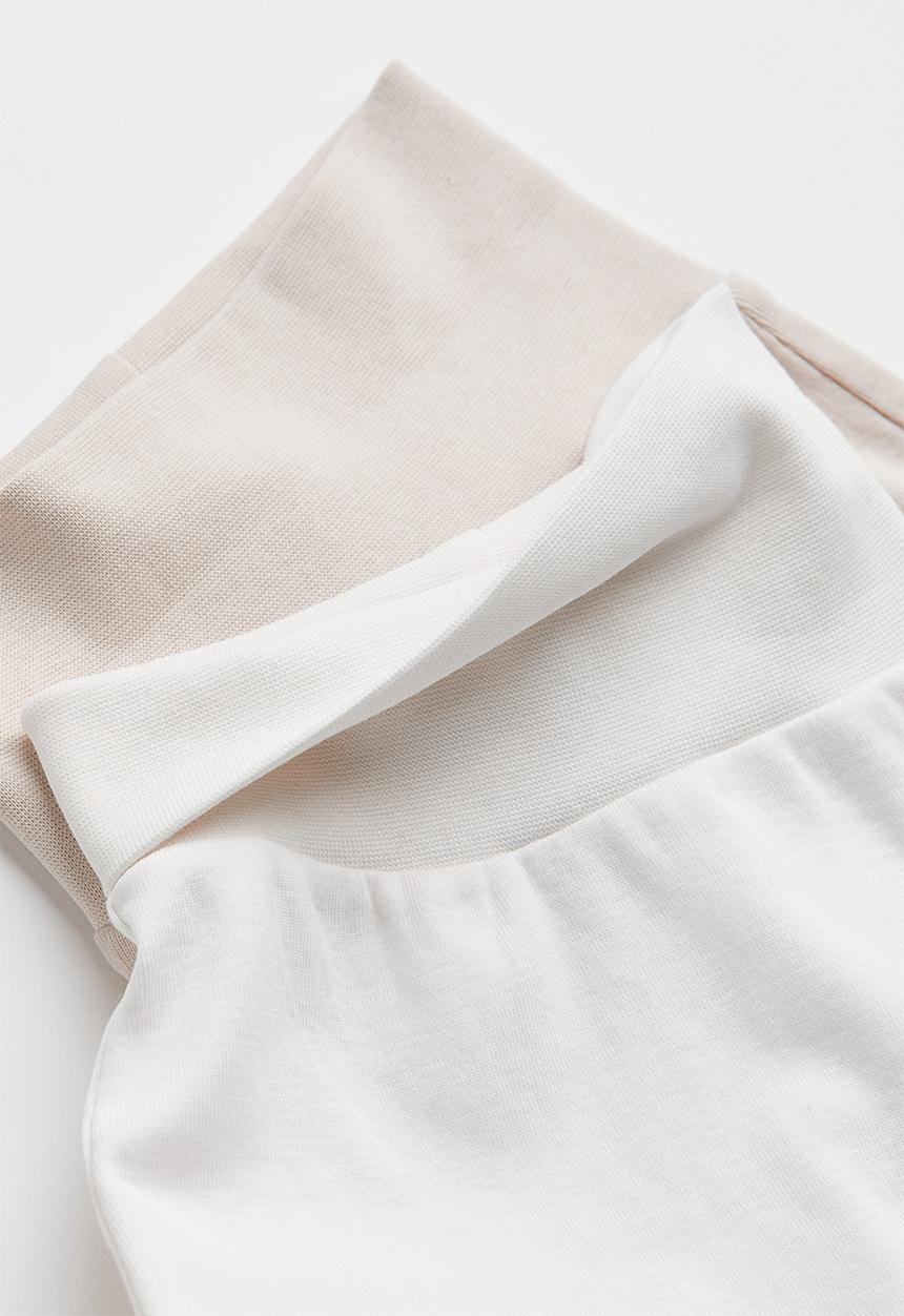 H&M - 6 piece cotton set - light mole & light beige 