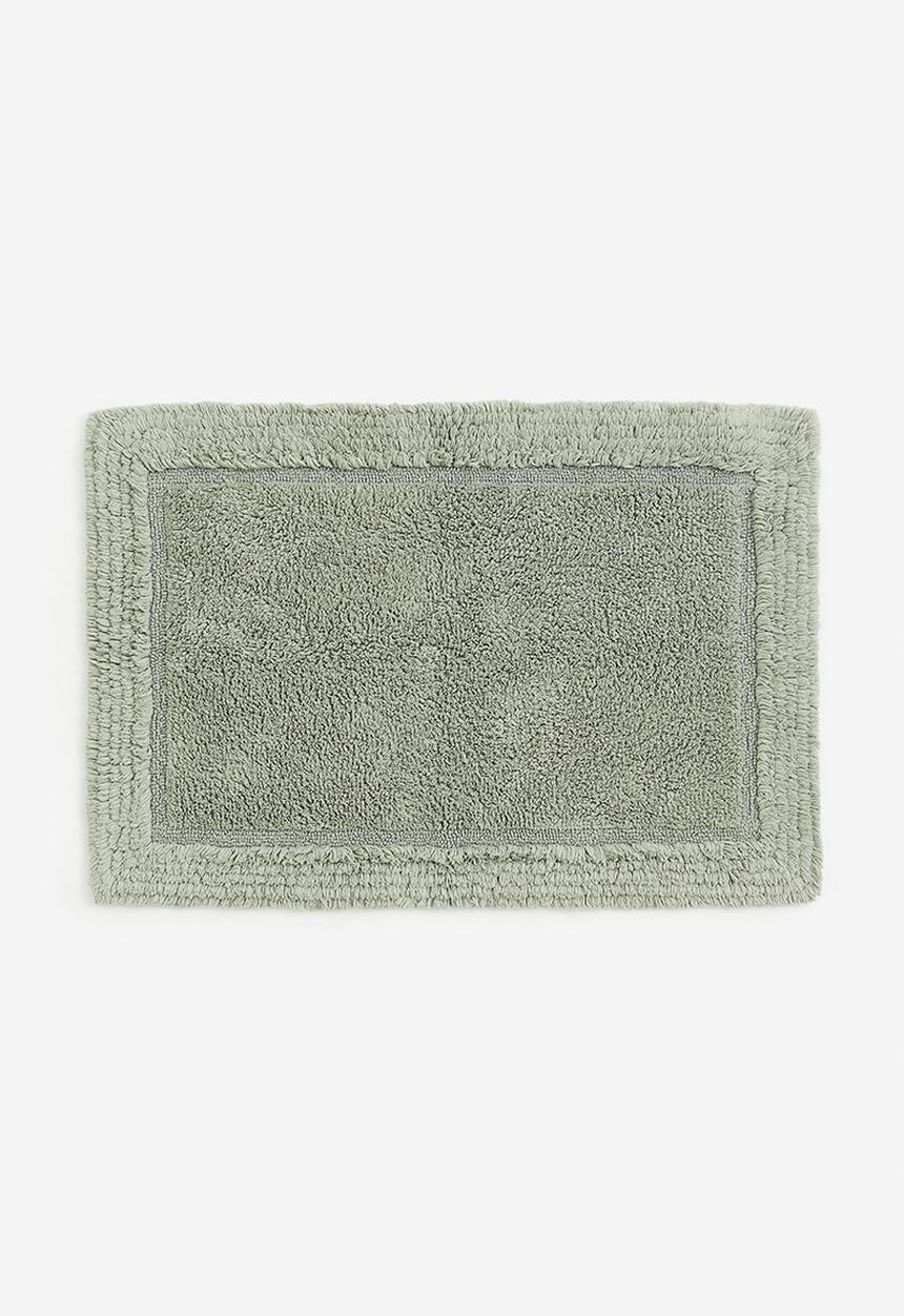 H&M - Tufted cotton bath mat - light green
