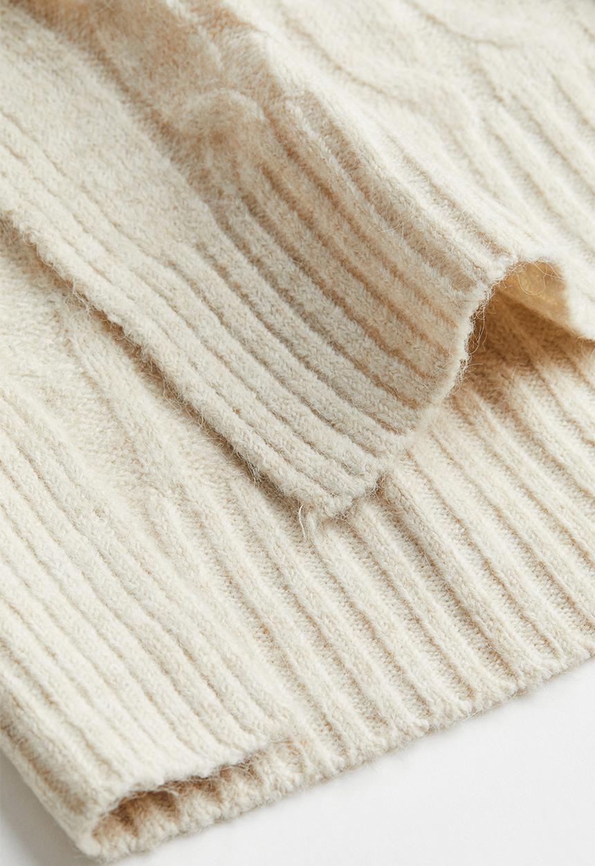 H&M - Cable-knit jumper - natural white