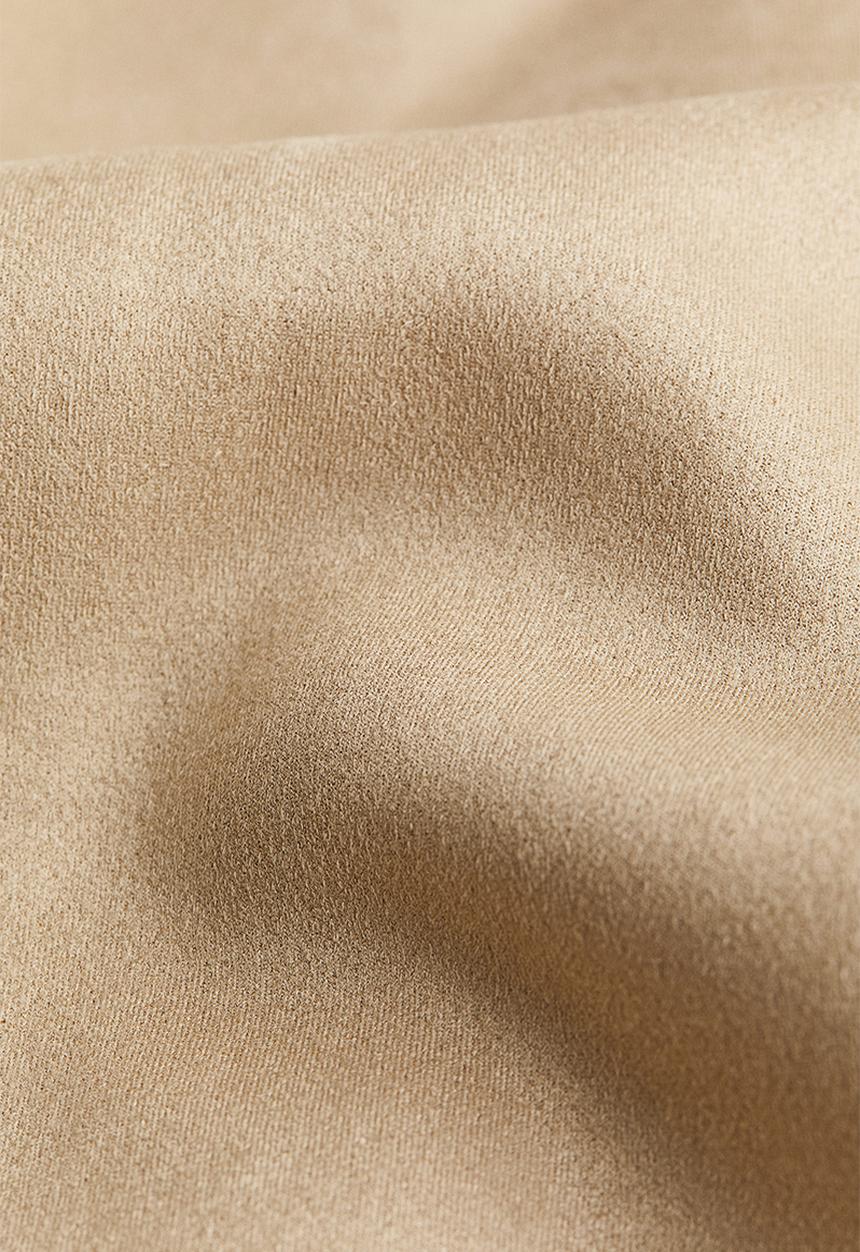 H&M - Imitation suede trenchcoat - light beige