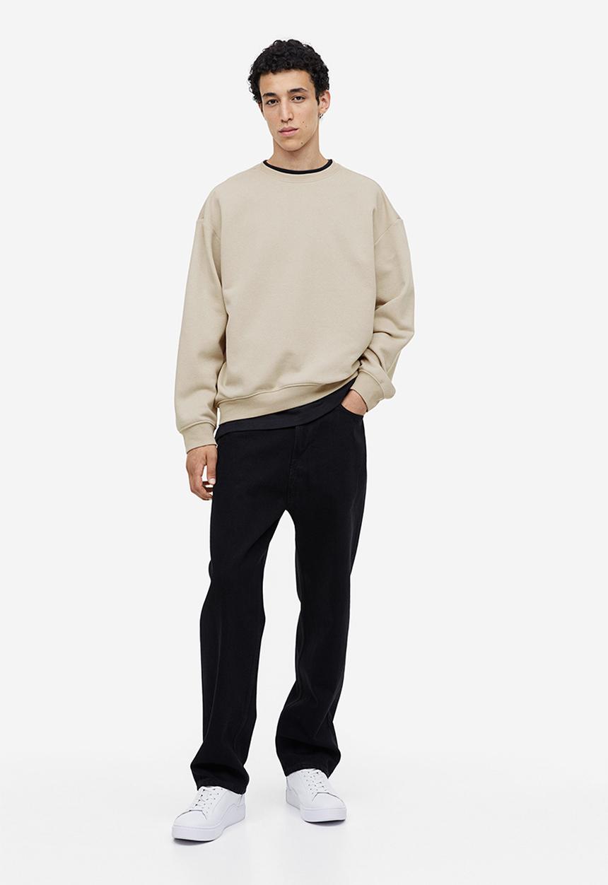 H&M - Loose fit sweatshirt - beige