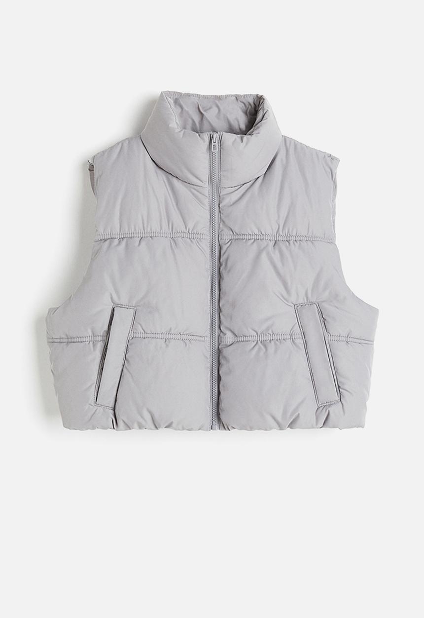 H&M - Puffer gilet - light grey