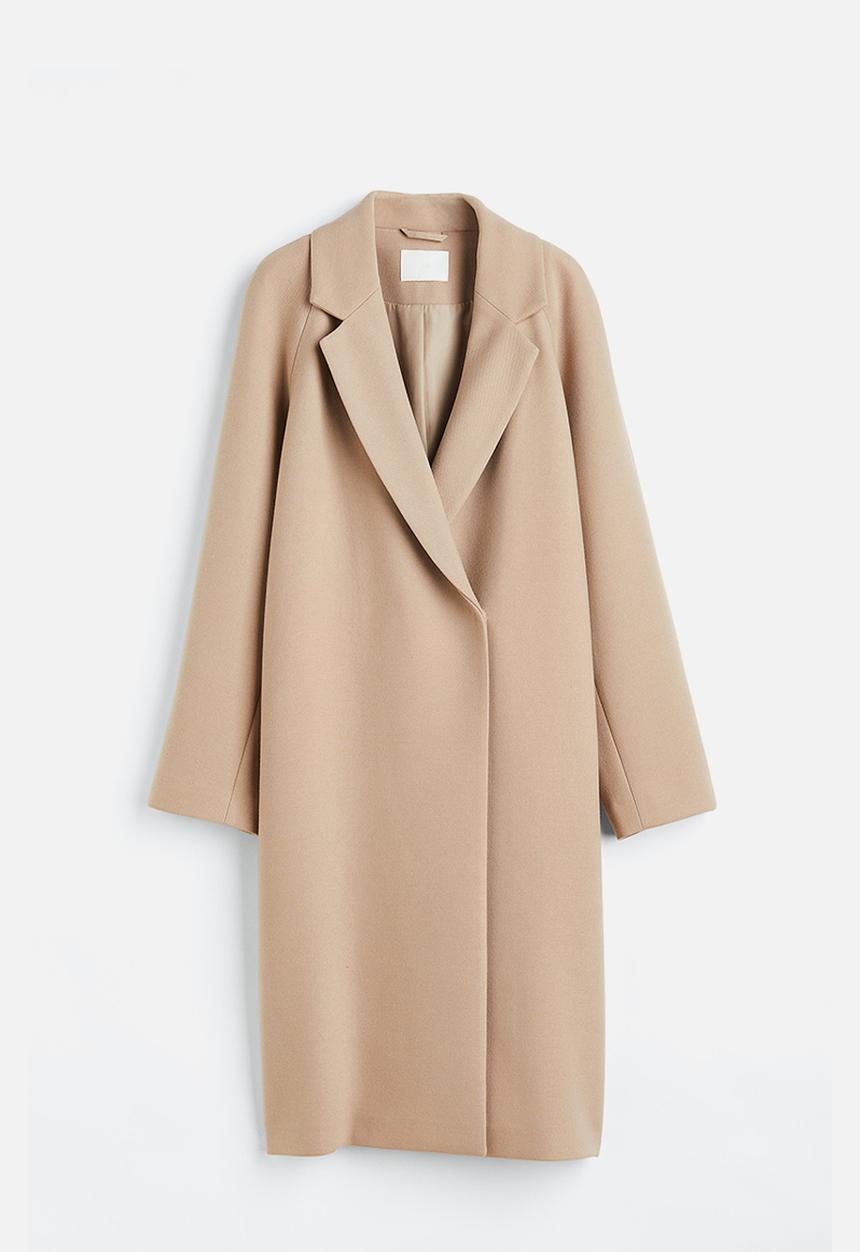 H&M - Double-breasted coat - beige