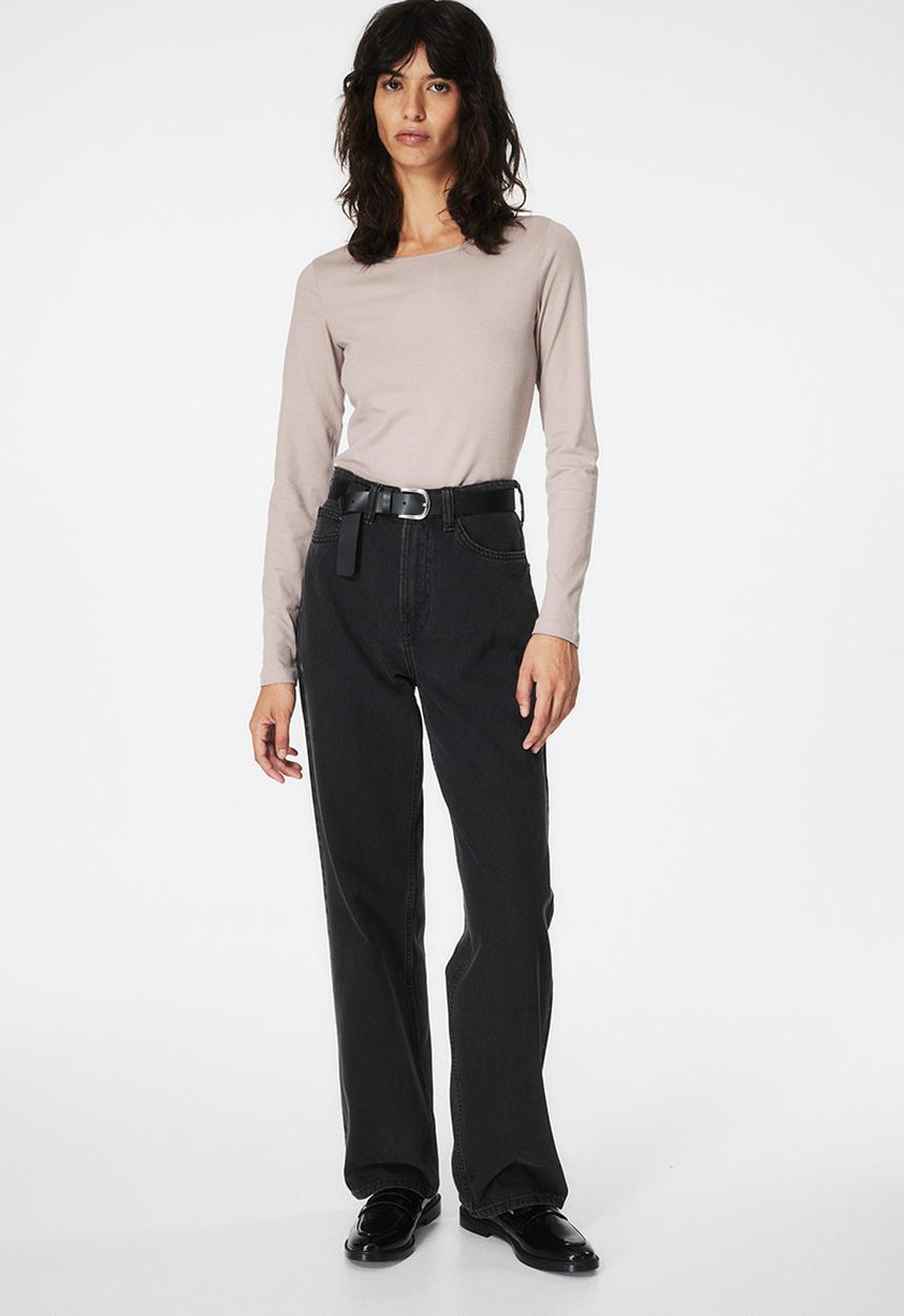H&M - Long-sleeved jersey top - greige