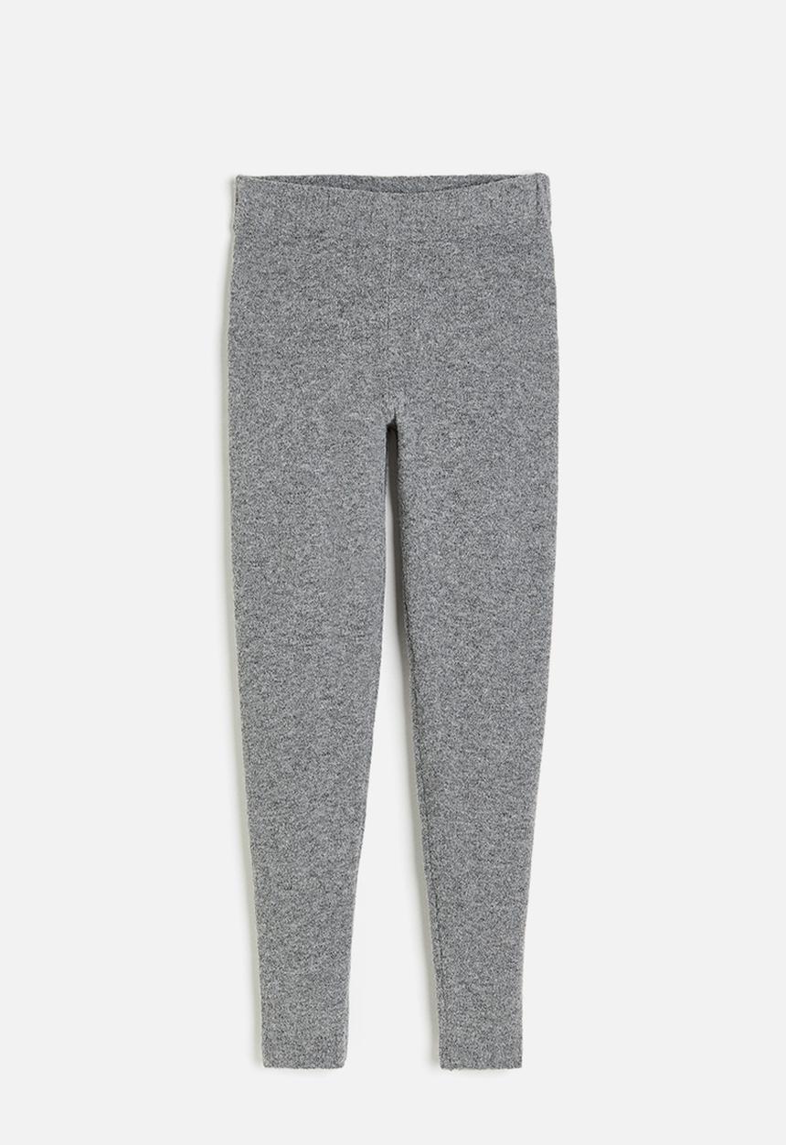 H&M - Fine-knit leggings - grey