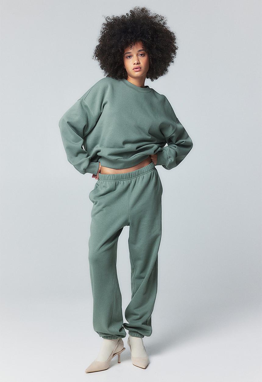 H&M - Oversized sweatshirt - dusty green