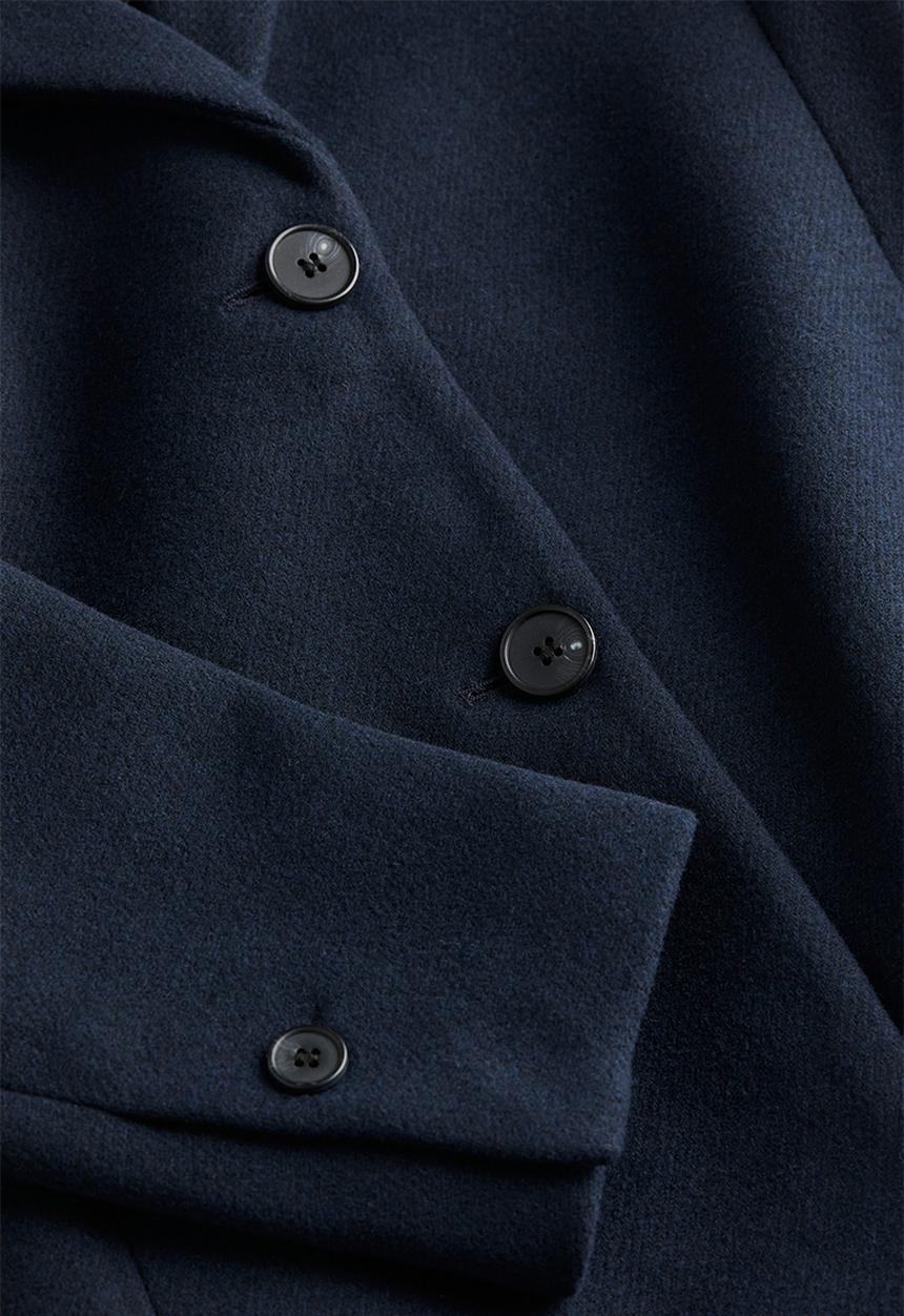 H&M - Single-breasted coat - navy blue