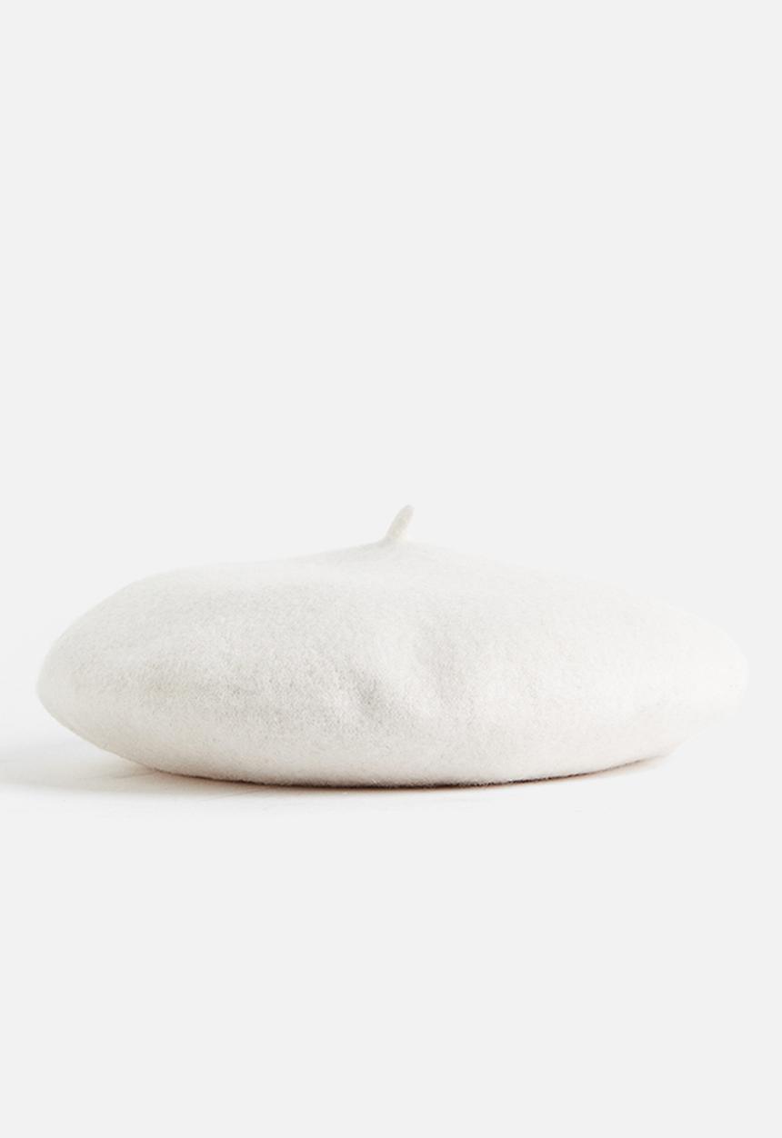 H&M - Wool beret - white